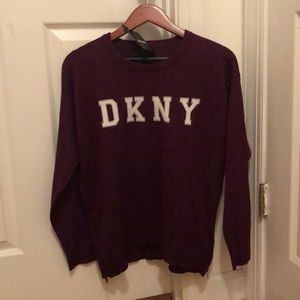 DKNY burgundy sweatshirt